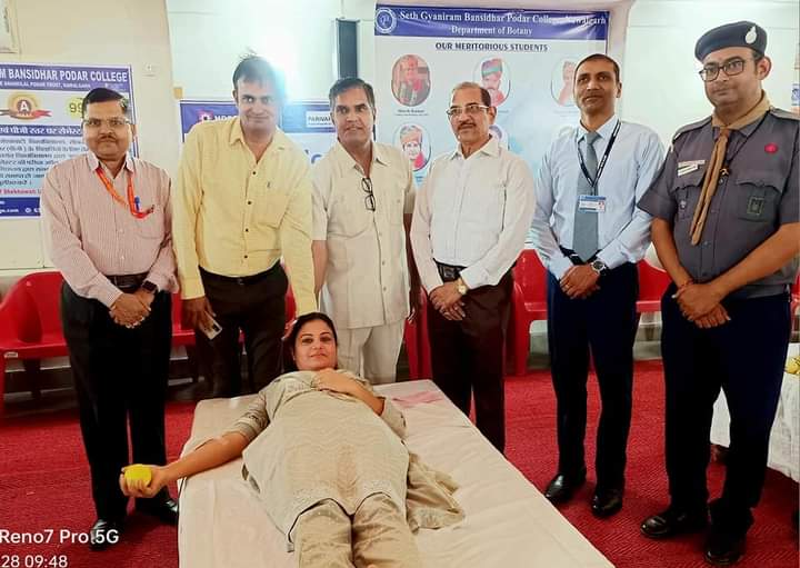 Blood Donation Camp - SETH G.B. PODAR COLLEGE